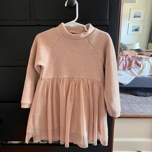 Zara Light Pink Knit Dress